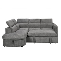 Canapé d'angle en forme de L de style européen, 2 places, avec rangement, rembourré en mousse, pour salon – Design similaire aux modèles européens