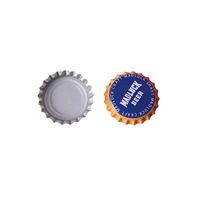 Capsule en fer blanc pour bouteille de bière, compatible avec les capsuleuses manuelles et automatiques