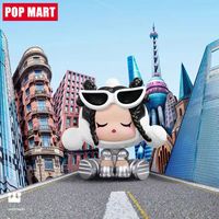 Figurine animée en vinyle 100 % authentique Pop Beans Original Skullpanda Beans Mini Cutie Popmart Pucky Beans Ice Cream Corn Series