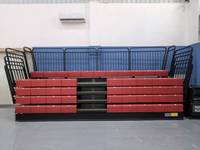 Chaise d'auditorium Système de sièges télescopiques d'intérieur Sièges de stade rétractables