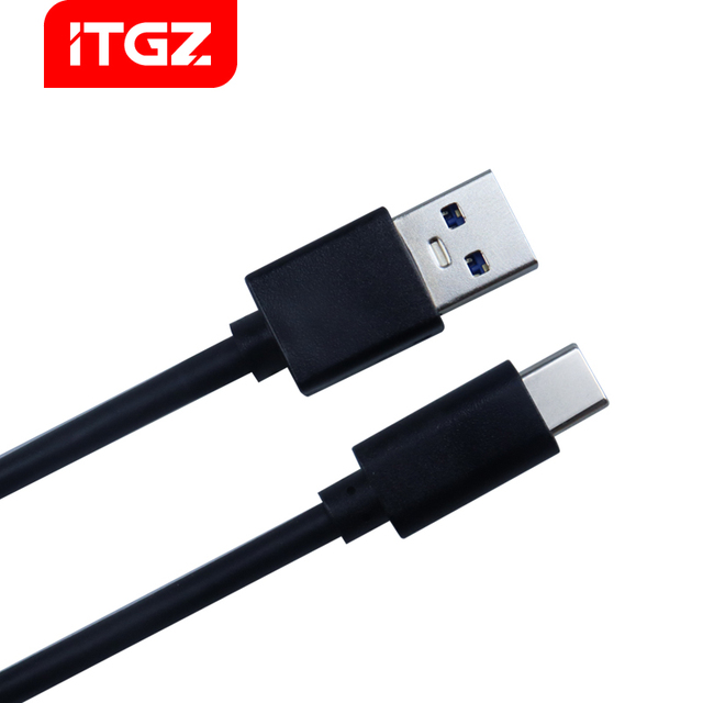 ITGZ 10Gbps USB-C to C Data Cable 60W Fast Charging Type-C Cord SSD HDD Docking Station Enclosure