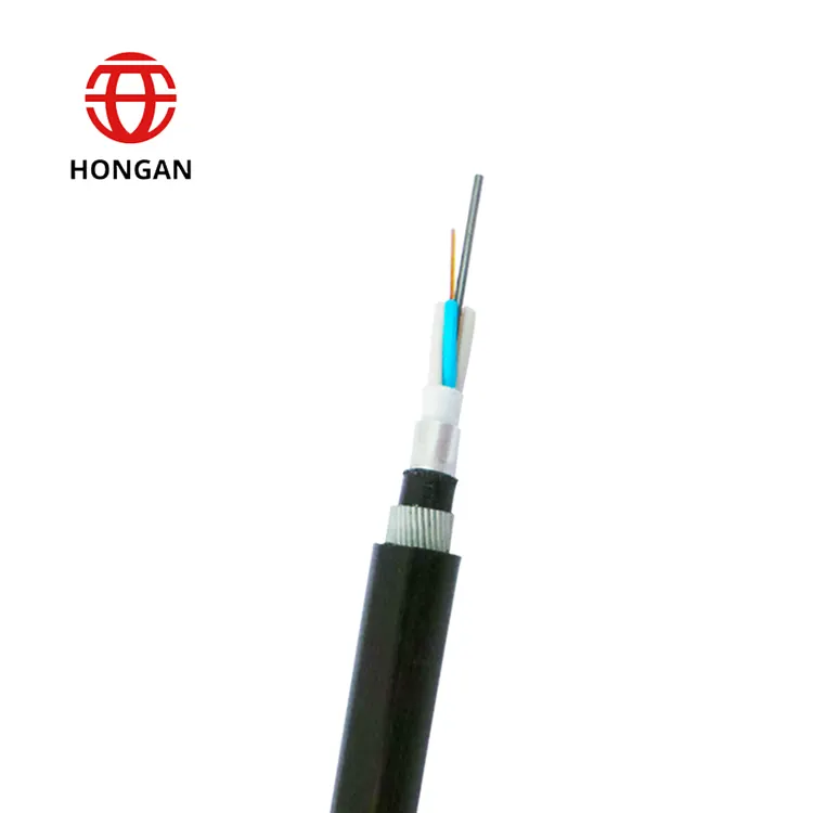Anti Nagetier GYTA33 GYTA333 Einlagiges gepanzertes Glasfaser kabel aus Stahldraht für Unterwasser-und Direkt verkabelung