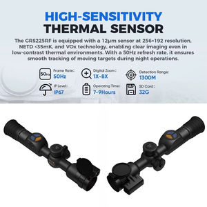 GOYOJO GRS225RF Thermal <b>Monocular</b> 1300M 50Hz 1 8X Infrared Digital <b>Night</b> <b>Vision</b> Scope 8 Hours for Hunting Wildlife Bird Watching - Product Image 1