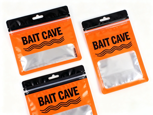 Sac à fermeture éclair personnalisé très vendu leurre de pêche Ziplock trou rond pochette d'emballage pour appâts de poisson étanche à l'humidité - Product Image 4
