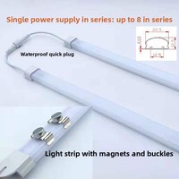 Bande LED SMD2835 pour congélateur, ROHS ETL, USB, étanche PVC IP65, 220V, sans driver, 9000K/3000K, durée de vie 50000 heures, pour réfrigération