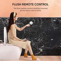 WC intelligent entièrement automatique à nettoyage autonettoyant, monobloc électrique, à poser au sol, pour salle de bain de luxe et hôtellerie haut de gamme