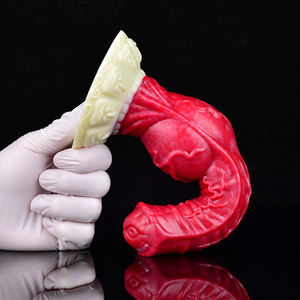 Amazon Hellfire renk koleksiyonu hayvan Penis silikon köpek inek at Penis kadın seks Masturbator yapay Penis - Product Image 4