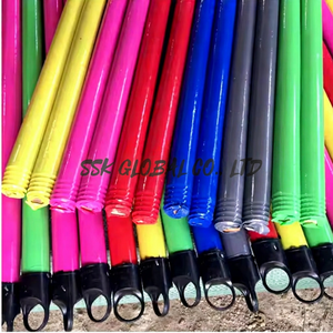 Best Selling Classic PVC Coated Wooden Broomstick Hard Bristle Easy Cleaning Outdoor <b>Mopping</b> Stick Dustpan Set Household Items - Product Image 4