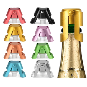 Accessoires pour le <span class=keywords><strong>vin</strong></span> en métal écologique <span class=keywords><strong>Bouchon</strong></span> de champagne en acier inoxydable or rose violet or <span class=keywords><strong>bleu</strong></span> avec logo personnalisé - Product Image 5