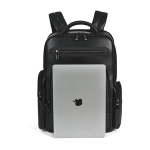 Men's <b>Backpack</b> <b>Large</b> Capacity 36-55L Solar Charging Business Travel Solid Color Soft Handle Interior Zipper Pocket - Product Image 4