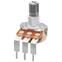 Potentiomètre linéaire WH148 3 broches, axe de 15 mm, écrous et rondelles pour RD16 20~200gf.cm 320