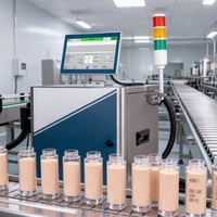 Impresora de Inyección de Tinta Continua de Caracteres Pequeños DOCOD LD-S1000, Máquina de Impresión CIJ Multicódigo para Codificación de Códigos de Barras GS1 y Códigos QR