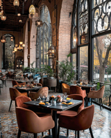 Table et chaises de restaurant rectangulaires en velours de luxe, design moderne en acier inoxydable pour boîte de nuit, mobilier de restaurant durable