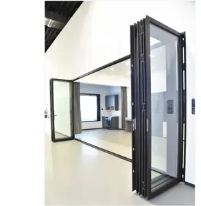 aluminium windows for apartment use with powder coating surface treatment ventanas de aluminio aluminium folding door