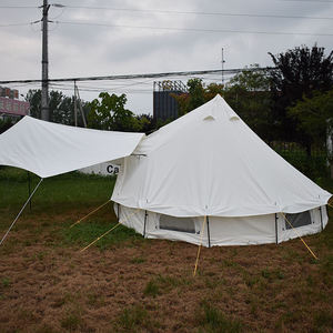 Carpa de Lona Familiar Grande de Lujo para Acampar al Aire Libre, de 3m, 4m, 5m y 6m, de Algodón - Product Image 4
