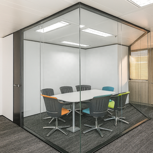 Sistema de Divisiones de Espacio Interior con Paneles de Vidrio para Oficina EBUNGE |   Marco de Aluminio Personalizado y Diseño Modular - Product Image 5