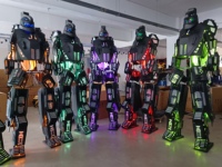 Costume de robot dansant réaliste 3D pour adultes, LED, cosplay, inspiré des films et de la télévision, costume lumineux pour boîte de nuit