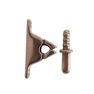 PINCE D'ARRÊT DE PORTE AVEC RÉUNION Laiton bronzé - Product Image 3