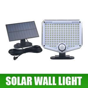 Lámpara Solar LED de 153 LED para Exteriores, Súper Brillante, con Sensor de Movimiento, Lámpara de Pared para Jardín, IP54 Impermeable, 3 Modos, Reflector Solar - Product Image 5