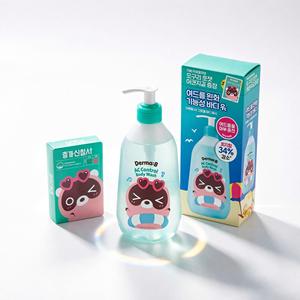 Derma:B AC Control Body Wash 420ml Formule K-Beauty Soin quotidien de la peau Tous types de peau - Product Image 1
