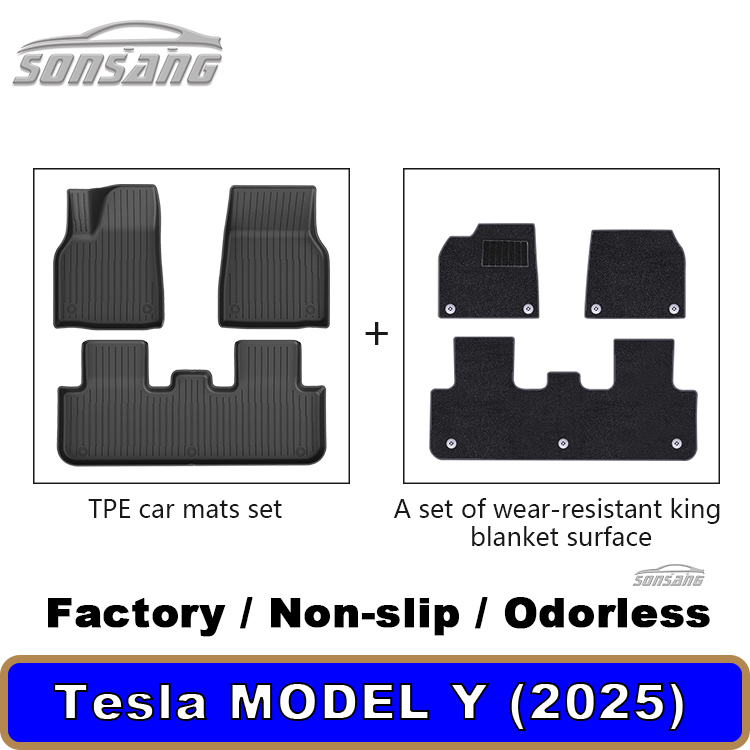 Per Model Y Juniper 2025 tappetini doppi