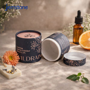 High End Recyclable Face Cream Loose Powder Kraft Cardboard <b>Paper</b> <b>Tube</b> Essential Oil Cylinder Perfume Box - Product Image 1