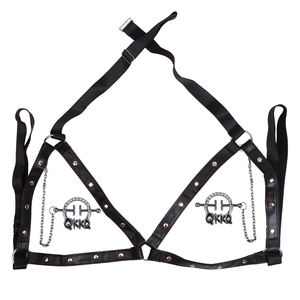 Abrazadera ajustable para pezón de perla, clítoris, pezón con cadena de Metal de acero inoxidable, BDSM, coqueteo, juguete sexual amamantado inoxidable - Product Image 2