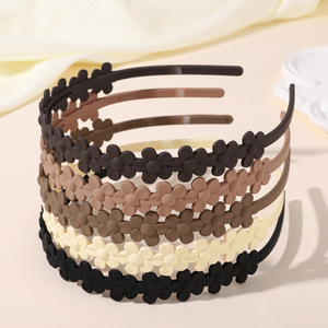 2025 nueva diadema de lavado de cara antideslizante esmerilado con diadema de maquillaje de flores tridimensional - Product Image 6