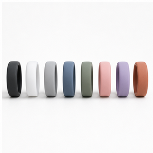 ชุดซิลิโคนป้องกันแบบบาง 8 ชิ้น สำหรับแหวน Oura Ring 4 Gen 3 ให้ความรู้สึกบางเฉียบ ใช้งานได้กับการนอนหลับและการพิมพ์ - Product Image 1