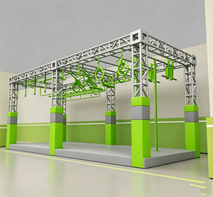 Parc de trampolines intérieur personnalisé avec piscine à éponges/<span class=keywords><strong>mur</strong></span> d'<span class=keywords><strong>escalade</strong></span>/zone ninja, installations de divertissement commerciales de grande envergure - Product Image 3