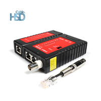 Testeur de réseau RJ45 avec écran LCD, testeur de longueur de câble, traceur de câbles BNC, détecteur de câbles, testeur POE Ping, rouge, garantie 1 an