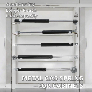 Vérin à gaz en acier inoxydable, support de levage pneumatique pour porte d'armoire de cuisine et meuble, vérin hydraulique - Product Image 2