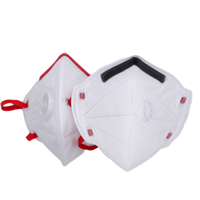 Masque respiratoire jetable XPRO/ODM P953VD FFP3 en forme de papillon, certifié EN149, anti-poussière, avec valve respiratoire, 3 couches non-tissées