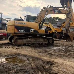 Excavatrice sur chenilles CAT 320D d'occasion de haute qualité, 20 tonnes, pour terrains d'excavation moyens, bon prix, excavatrice Caterpillar du Japon pour la ferme - Product Image 4