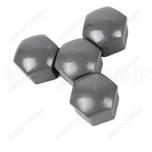 Capuchons de protection pour écrous de pneus Pareo, gris, 4 pièces, pour Audi Gmc 4F0601173A, en ABS - Product Image 1