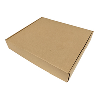 Boîtes d'expédition en carton ondulé recyclables et durables avec gaufrage et doublure en mousse pour vêtements et cadeaux - Emballage personnalisé avec logo