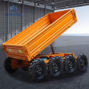 L'Ultimo Veicolo Idraulico Agricolo Fuoristrada a 8 Ruote per il Trasporto e la Distribuzione di Carico in Vigneti - Product Image 4
