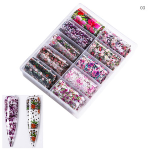 Popular 10 Colors Designer <strong>Transfer</strong> Rolls <strong>Nail</strong> Art <strong>Nail</strong> Foil for <strong>Nail</strong> Decoration Supplies - Product Image 5