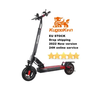 Eu stock 2022 aggiornato KugooKIRIN M4 con carico massimo 150kg 10 "pneumatici 500W motore scooter elettrico germania adulti