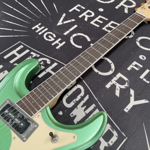 Guitarra Green <span class=keywords><strong>Deluxe</strong></span> Mark II Ventura Johney Ramne Mosrte con Diapasón de Palisandro, Pastillas HH y Barra de Trémolo Tun-A-Matic - Product Image 2
