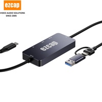 Mobiler Live-Streaming-Capture-Card Ezcap377 4K HDMI zu USB-C Video-Grabber mit PD-Ladefunktion für iPad iPhone Android TikTok