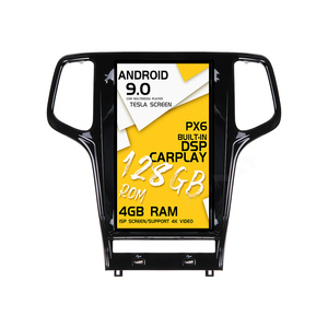 Reproductor Multimedia para Auto con Pantalla Tesla de 128G, Android 9.0, Navegación GPS, Radio Estéreo para <span class=keywords><strong>Jeep</strong></span> <span class=keywords><strong>Grand</strong></span> <span class=keywords><strong>Cherokee</strong></span> <span class=keywords><strong>2010</strong></span> 2011 2012-2019 - Product Image 1