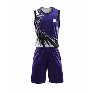 Ensembles d'uniformes de basket-ball unisexe pakistanais Logo imprimé personnalisé Vêtements de sport légers et respirants de grande taille Service de vente OEM - Product Image 1