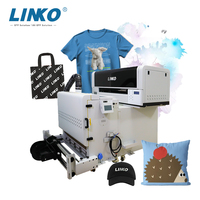 Imprimante jet d'encre LINKO A3 Epson Xp600 utilisée pour le transfert thermique sur vêtements, petits impressions DTF PET sur matériau flexible pour impression DTF