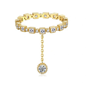 Creative Pendant <b>Ring</b> for Women Fashion <b>Statement</b> Index Finger Jewelry - Product Image 1