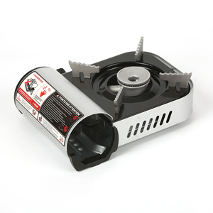 Réchaud à gaz portable, mini réchaud de camping en alliage d'aluminium, pour 1-2 personnes, utilisation en extérieur et en intérieur - Product Image 2