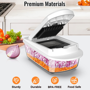Oferta Especial: Cortador de Verduras Manual Multifuncional 15 en 1, Picador de Alimentos, Picador de Cebolla, Mandolina, Rebanador de Frutas y Rallador de Cocina - Product Image 3
