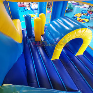 Castillo inflable Ocean World 6 en 1, combo de castillo inflable para fiestas al aire libre, castillos hinchables para niños - Product Image 4