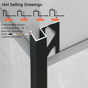 ขายตรงจากโรงงาน กระเบื้องปูพื้น อลูมิเนียมป้องกันขอบ  ขอบบันได  อะลูมิเนียมป้องกันมุมกระเบื้อง สีเงินอะโนไดซ์ - Product Image 3