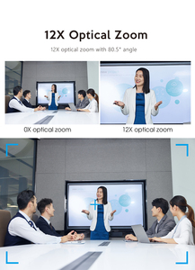 4K HD doppia lente PTZ videocamera per videoconferenza AI Auto Voice Tracking NDI PTZ Camera per riunioni di grandi dimensioni in diretta Streaming - Product Image 6